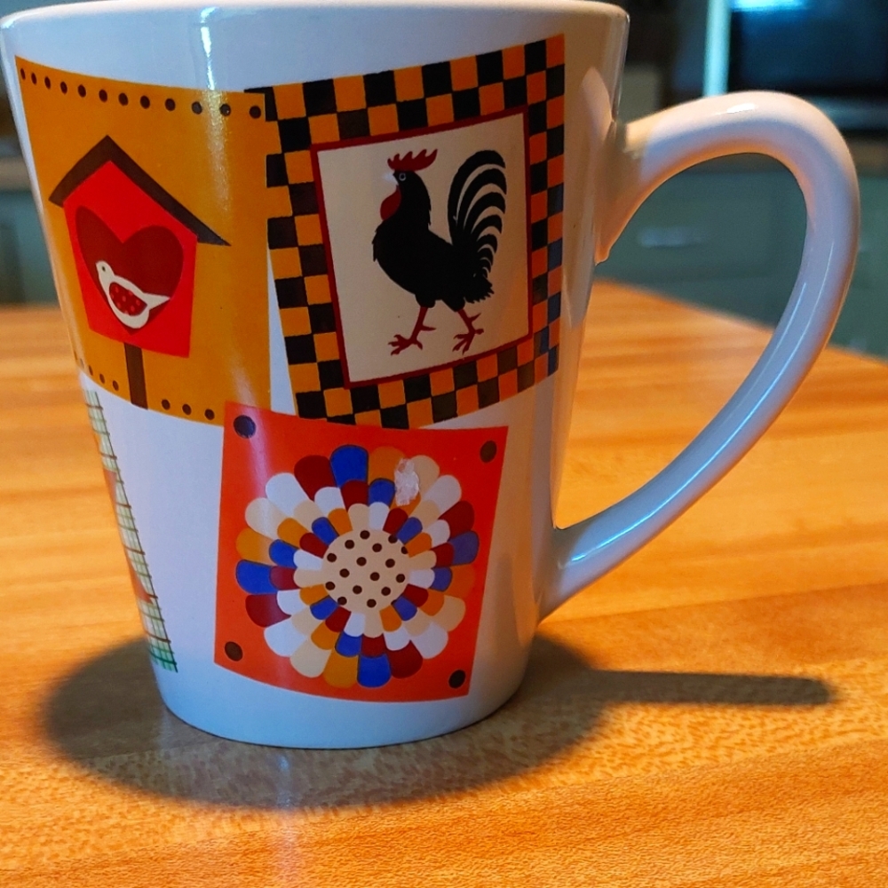 V & S Housewares Art / Vintage Rooster Coffee/Tea Mug